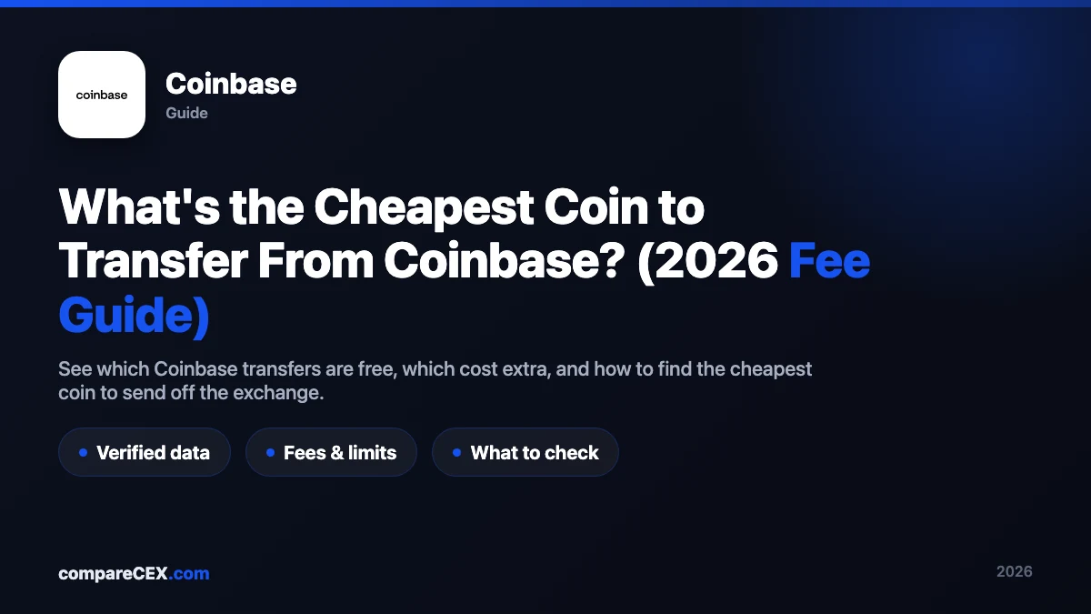 What's the Cheapest Coin to Transfer From Coinbase? (2026 Fee Guide)